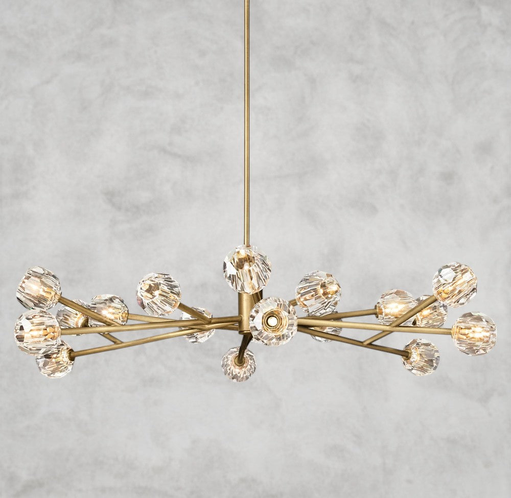 Boule De Cristal Round Chandelier 24", 36", 48", 60", 72"